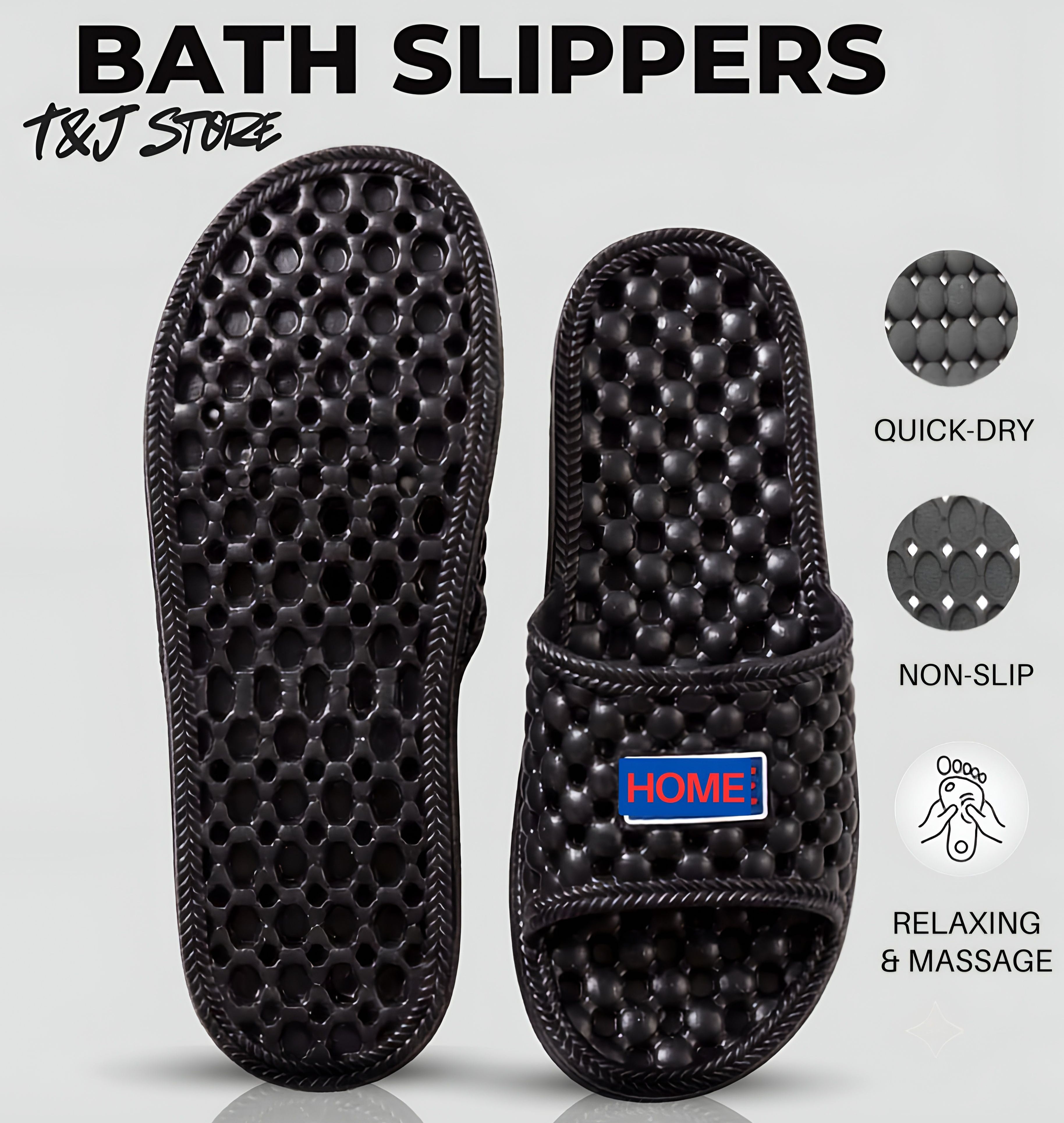 10 Colors Quick-drying Slippers For Bathroom/Washroom Anti-slip Bathroom chappal