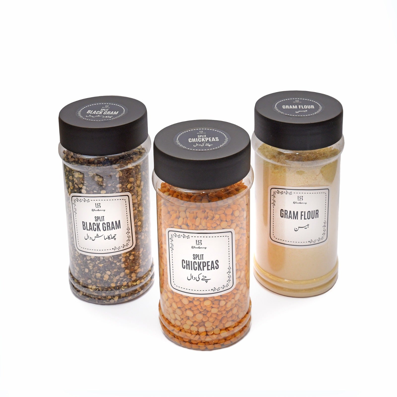 Ring Plastic Jar 1000ml 3Pcs
