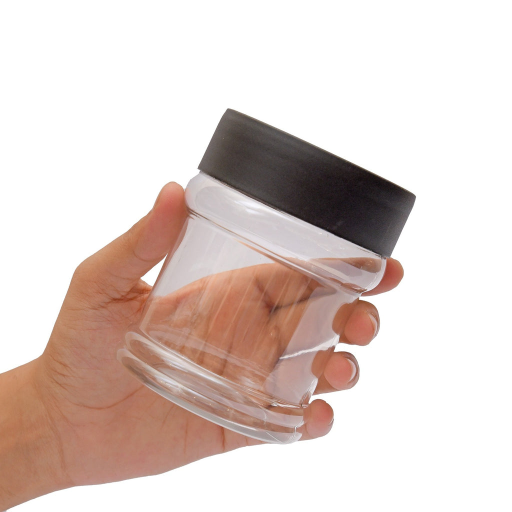 Premium Plastic Strorage Jar Set ( 4 Pcs 500ml / 4 Pcs 1000 ml )